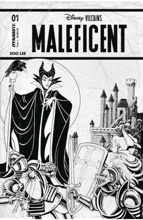 Disney Villains: Maleficent 1Z published by Dynamite with cover art by Ken Haeser