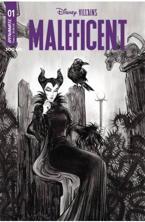 Disney Villains: Maleficent 1ZA published by Dynamite with cover art by Soo Lee