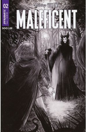 Disney Villains: Maleficent 2F published by Dynamite with cover art by Soo Lee