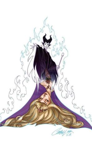 Disney Villains: Maleficent 2T published by Dynamite with cover art by J. Scott Campbell