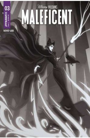 Disney Villains: Maleficent 3R published by Dynamite with cover art by Rebeca Puebla