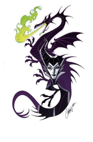 Disney Villains: Maleficent 3T published by Dynamite with cover art by J. Scott Campbell