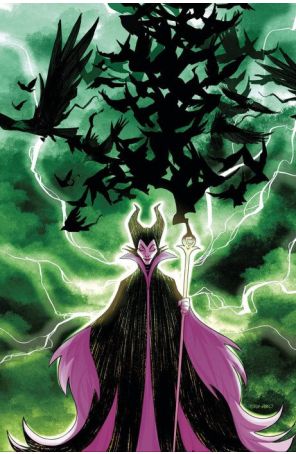 Disney Villains: Maleficent 3I published by Dynamite with cover art by Erica D'Urso