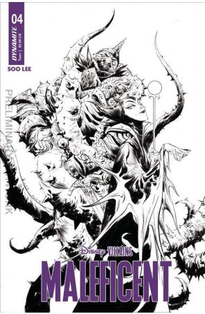 Disney Villains: Maleficent 4G published by Dynamite with cover art by Jae Lee