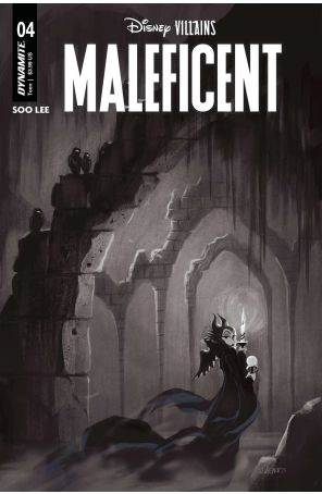 Disney Villains: Maleficent 4Q published by Dynamite with cover art by Jennifer Meyer
