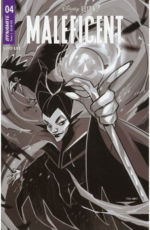 Disney Villains: Maleficent 4S published by Dynamite with cover art by Erica D’Urso