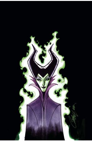 Disney Villains: Maleficent 4T published by Dynamite with cover art by J. Scott Campbell