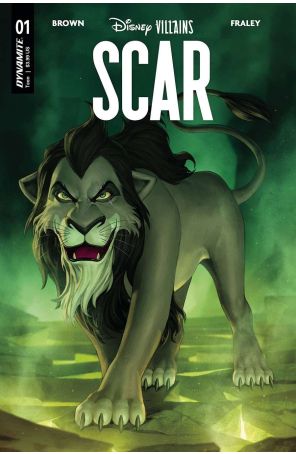 Disney Villains: Scar 1D published by Dynamite with cover art by Junggeun Yoon