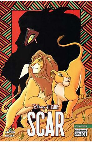 Disney Villains: Scar 1H published by Dynamite with cover art by Amanda Conner