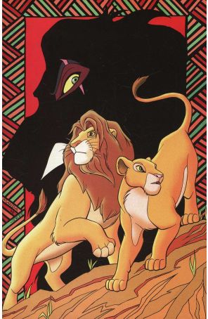 Disney Villains: Scar 1K published by Dynamite with cover art by Amanda Conner