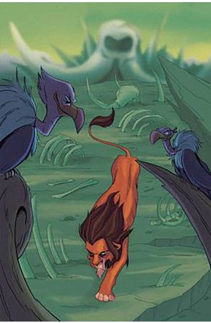 Disney Villains: Scar 2J published by Dynamite with cover art by Trevor Fraley