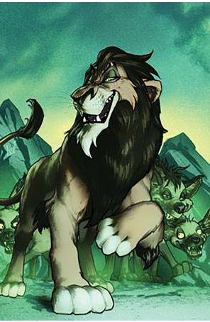 Disney Villains: Scar 2K published by Dynamite with cover art by Gene Ha