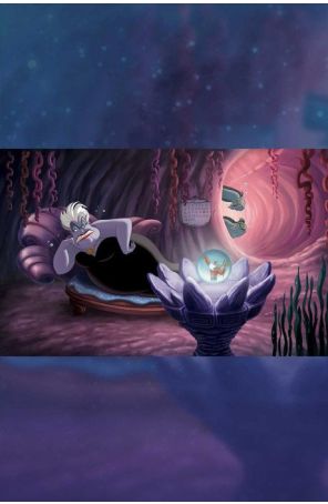 Disney Villains: Ursula 3F published by Dynamite with cover art by Francesca Carita
