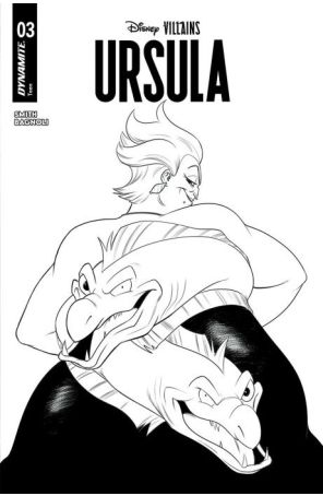 Disney Villains: Ursula 3G published by Dynamite with cover art by Bob Quinn