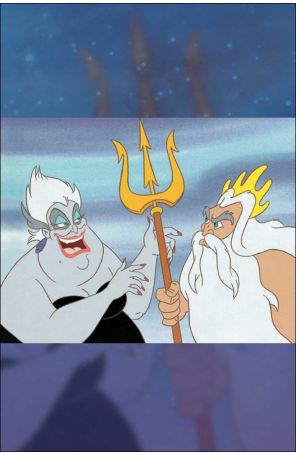 Disney Villains: Ursula 4F published by Dynamite with cover art by Francesca Carita Cartoon Head