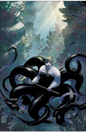 Disney Villains: Ursula 4J published by Dynamite with cover art by Jae Lee