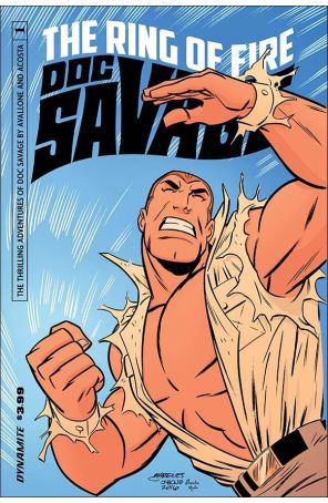 Doc Savage: The Ring of Fire 1B published by Dynamite with cover art by Anthony Marques