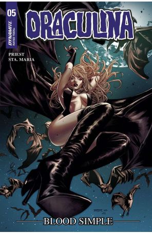 Draculina: Blood Simple 5F published by Dynamite with cover art by Michael Sta. Maria