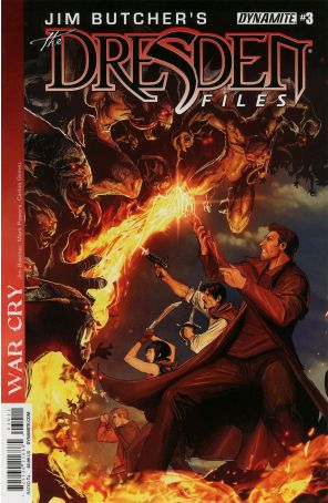 Dresden Files: War Cry (Jim Butcher's) 3 published by Dynamite with cover art by Stjepan Sejic
