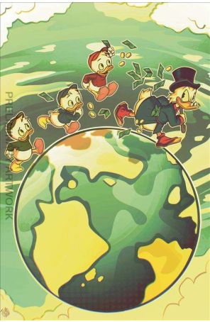 Ducktales (Dynamite) 1T published by Dynamite with cover art by Francesco Tomaselli