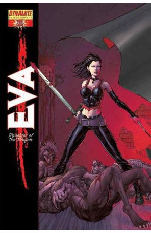 Eva: Daughter of the Dragon 1B published by Dynamite with cover art by Edgar Salazar