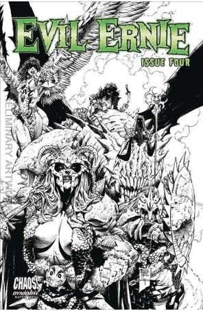 Evil Ernie (Dynamite, 3rd Series) 4C published by Dynamite with cover art by Philip Tan