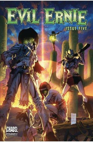 Evil Ernie (Dynamite, 3rd Series) 5B published by Dynamite with cover art by Philip Tan