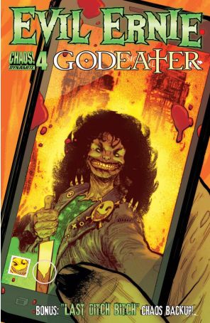 Evil Ernie: Godeater 4B published by Dynamite with cover art by Kyle Strahm