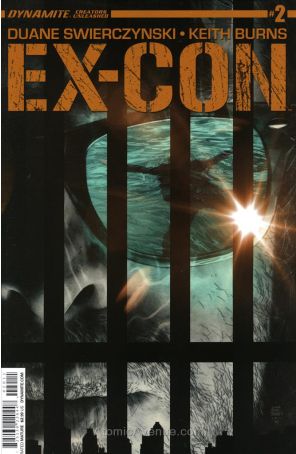 Ex-Con (Vol. 1) 2 published by Dynamite with cover art by Tim Bradstreet