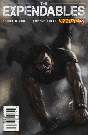 The Expendables 3 published by Dynamite with cover art by Lucio Parrillo