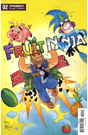 Fruit Ninja 2 published by Dynamite with cover art by Scott Brown