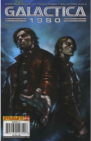 Galactica 1980 2 published by Dynamite with cover art by Lucio Parrillo