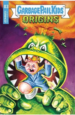 Garbage Pail Kids: Origins 3B published by Dynamite with cover art by Jeff Zapata