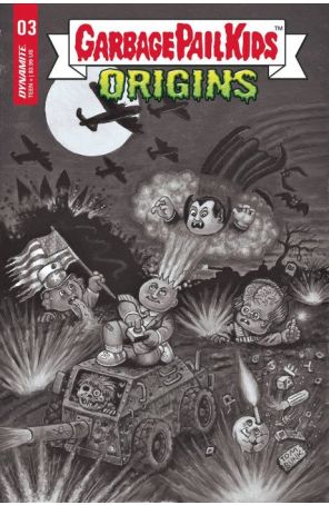 Garbage Pail Kids: Origins 3G published by Dynamite with cover art by Tom Bunk