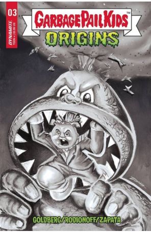 Garbage Pail Kids: Origins 3L published by Dynamite with cover art by Jeff Zapata