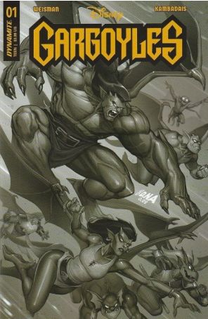 Gargoyles (Dynamite) 1J published by Dynamite with cover art by David Nakayama