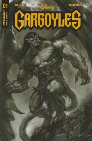 Gargoyles (Dynamite) 1ZF published by Dynamite with cover art by Lucio Parrillo