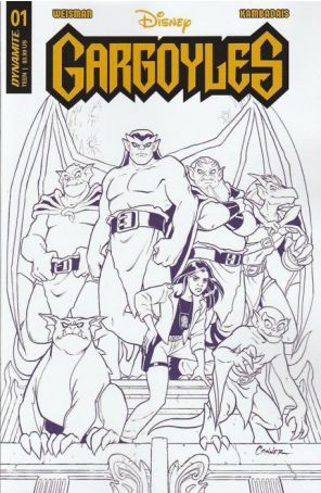Gargoyles (Dynamite) 1ZI published by Dynamite with cover art by Amanda Conner