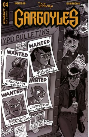 Gargoyles (Dynamite) 4ZB published by Dynamite with cover art by Amanda Conner