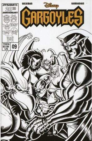 Gargoyles (Dynamite) 9R published by Dynamite with cover art by Ken Haeser