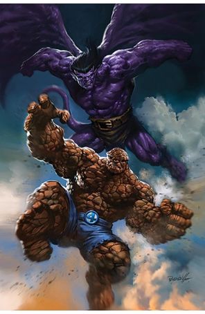 Gargoyles X Fantastic Four 1G published by Dynamite with cover art by Lucio Parrillo
