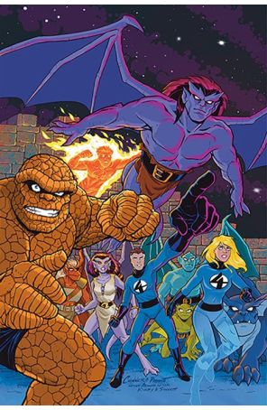 Gargoyles X Fantastic Four 1H published by Dynamite with cover art by Amanda Conner