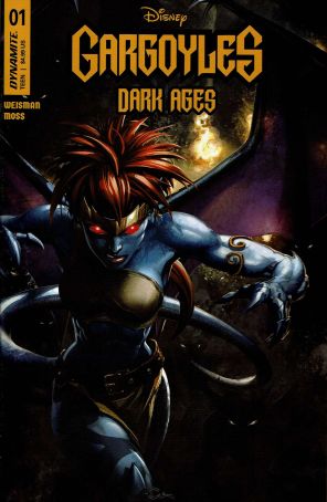 Gargoyles: Dark Ages 1A published by Dynamite with cover art by Clayton Crain