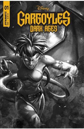 Gargoyles: Dark Ages 1J published by Dynamite with cover art by Clayton Crain