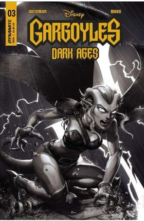 Gargoyles: Dark Ages 3H published by Dynamite with cover art by Clayton Crain