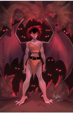 Gargoyles: Dark Ages 4J published by Dynamite with cover art by Mirka Andolfo