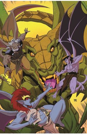 Gargoyles: Dark Ages 6I published by Dynamite with cover art by Drew Moss