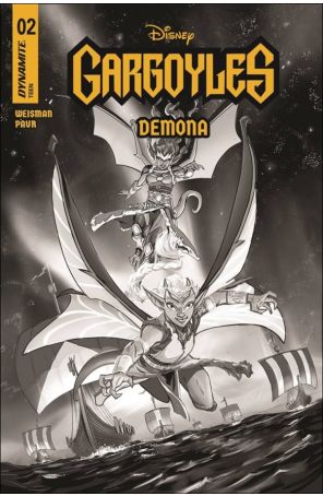 Gargoyles: Demona 2G published by Dynamite with cover art by Frank Paur