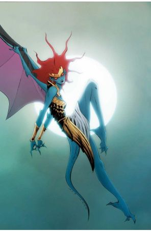 Gargoyles: Demona 4J published by Dynamite with cover art by Jae Lee