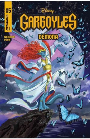 Gargoyles: Demona 5C published by Dynamite with cover art by Frank Paur
